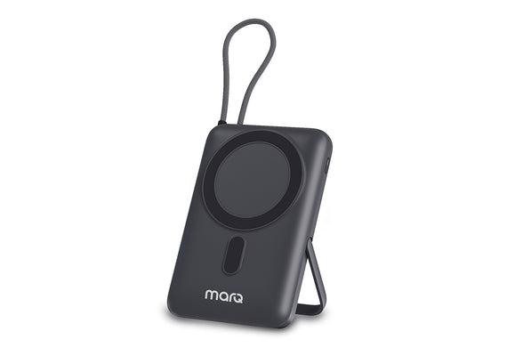 MarQ by Flipkart 10000 mAh Wireless With MagSafe Power Bank  (Grey, Lithium Polymer, for Mobile)