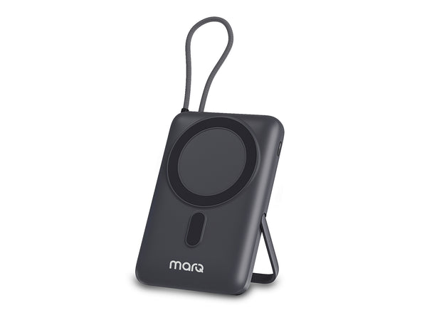 MarQ by Flipkart 10000 mAh Wireless With MagSafe Power Bank  (Grey, Lithium Polymer, for Mobile)