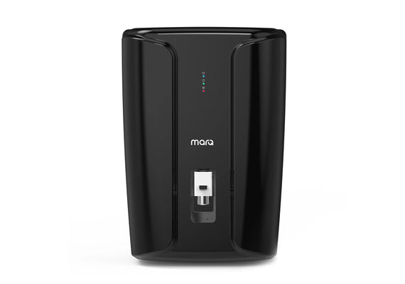 MarQ by Flipkart Glam Edition Raven India 1st BIS (IS 16240 :2023) CM/L8100159306 8 L RO + UV + UF + TDS + ALK + Copper Water Purifier  (Black)