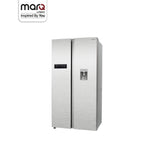 MarQ by Flipkart 584 L Frost Free Side by Side Refrigerator with Water Dispenser, Fresh Lock and Multi Airflow Technology  (Silver, 584MS025MQSD)